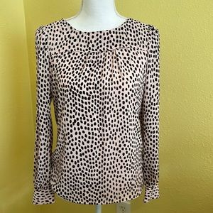 NWTJ crew polkadot blouse size extra extra small